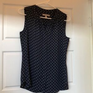 BR Navy Anchor sleeveless blouse
